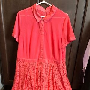 Plus Size Pink Dress